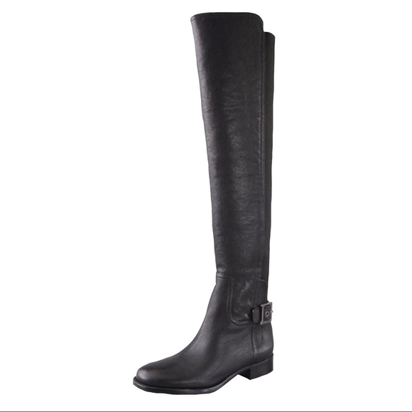 Tory Burch Jack Over The Knee Leather Riding Boot6